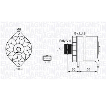 generátor MAGNETI MARELLI 063532637010