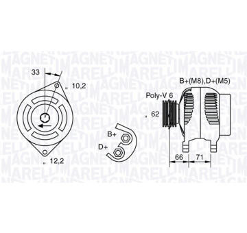 generátor MAGNETI MARELLI 063321332010