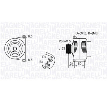 generátor MAGNETI MARELLI 063377007010