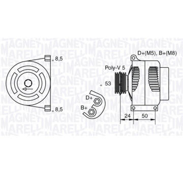 generátor MAGNETI MARELLI 063377010010