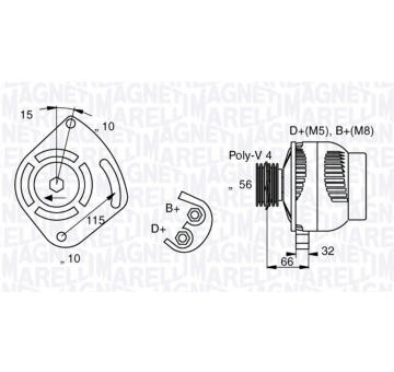 generátor MAGNETI MARELLI 063377012010