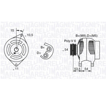 generátor MAGNETI MARELLI 063377016010