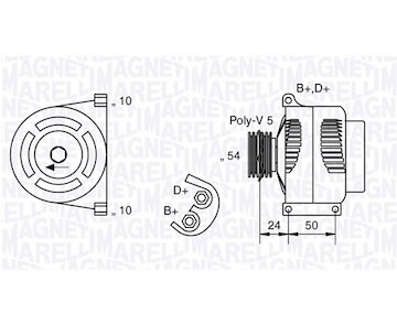 generátor MAGNETI MARELLI 063377027010