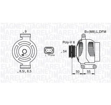 generátor MAGNETI MARELLI 063377425010