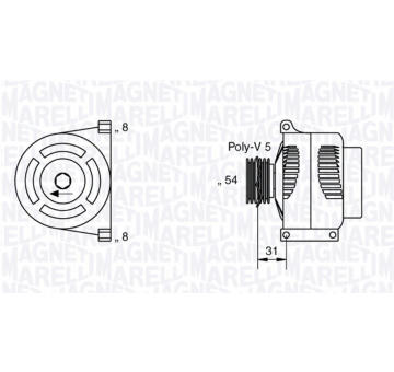 generátor MAGNETI MARELLI 063377426010