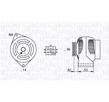 generátor MAGNETI MARELLI 063377427010