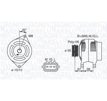generátor MAGNETI MARELLI 063377439010