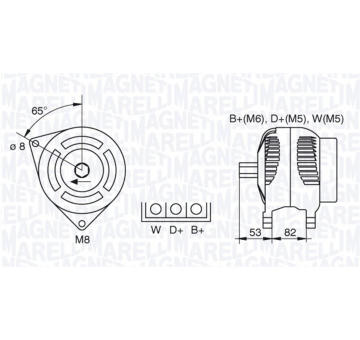 generátor MAGNETI MARELLI 063377461010