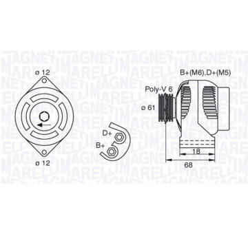 generátor MAGNETI MARELLI 063377492010