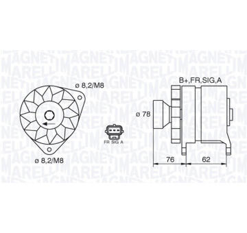 generátor MAGNETI MARELLI 063380010010