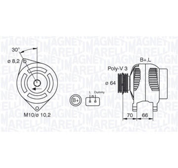 generátor MAGNETI MARELLI 063310506010