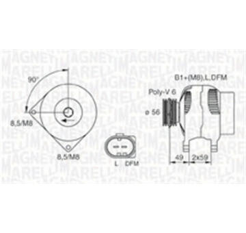 generátor MAGNETI MARELLI 063731378010