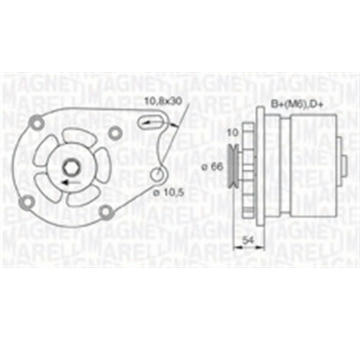 generátor MAGNETI MARELLI 063730893010