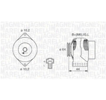generátor MAGNETI MARELLI 063730551010