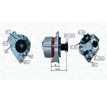 Alternátor MAGNETI MARELLI 063730520010