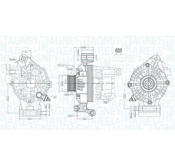 Alternátor MAGNETI MARELLI 063731474010