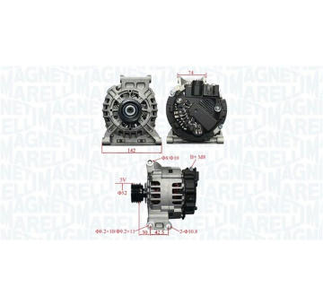 Alternátor MAGNETI MARELLI 063731875010