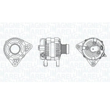 Alternátor MAGNETI MARELLI 063731991010