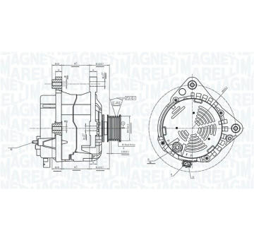 generátor MAGNETI MARELLI 063733837010