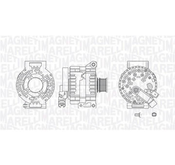 Alternátor MAGNETI MARELLI 063737477110