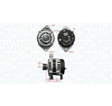 Alternátor MAGNETI MARELLI 063735380010
