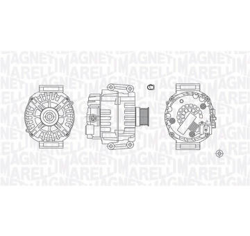 Alternátor MAGNETI MARELLI 063737614210