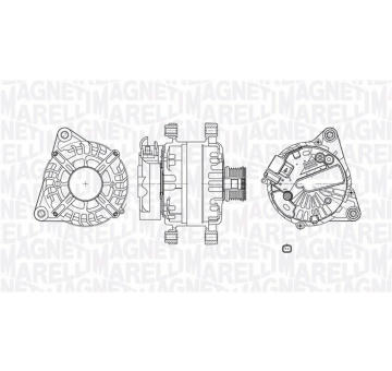 Alternátor MAGNETI MARELLI 063737623710
