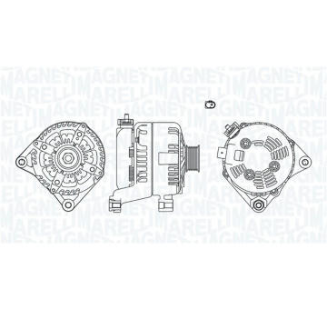 Alternátor MAGNETI MARELLI 063736239010