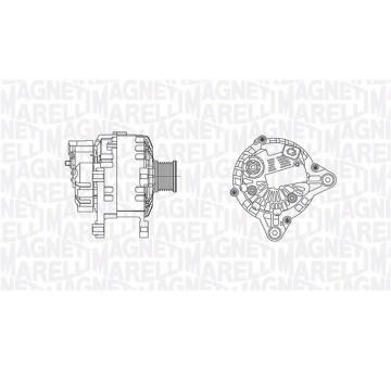 Alternátor MAGNETI MARELLI 063737624010