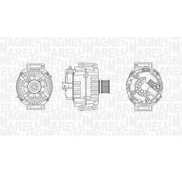 Alternátor MAGNETI MARELLI 063737637710