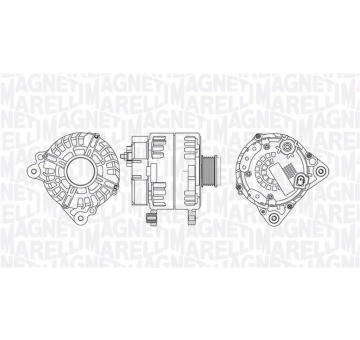 Alternátor MAGNETI MARELLI 063737661410