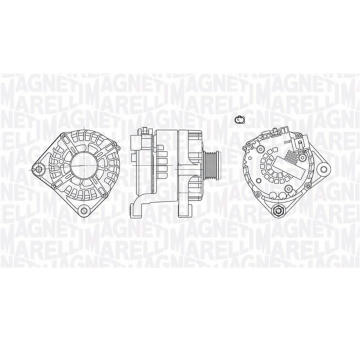 Alternátor MAGNETI MARELLI 063737683210