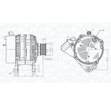 Alternátor MAGNETI MARELLI 063730733010