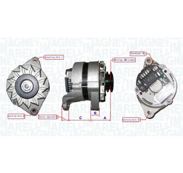 Alternátor MAGNETI MARELLI 063730822010