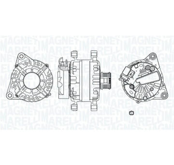 Alternátor MAGNETI MARELLI 063730846010