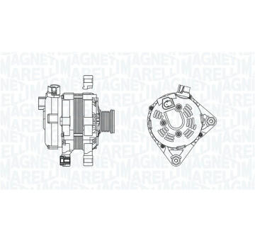 Alternátor MAGNETI MARELLI 063730847010