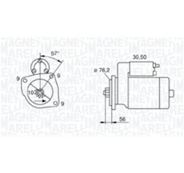 Startér MAGNETI MARELLI 063720801010