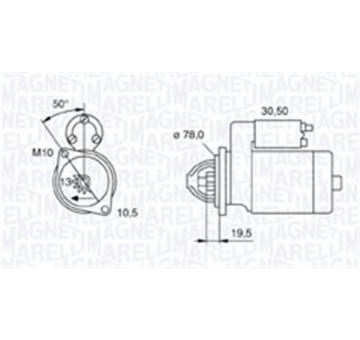 Startér MAGNETI MARELLI 063721158010