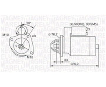 Startér MAGNETI MARELLI 063721067010