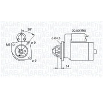 Startér MAGNETI MARELLI 063720796010