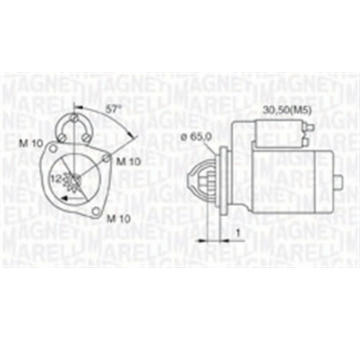 Startér MAGNETI MARELLI 063721252010