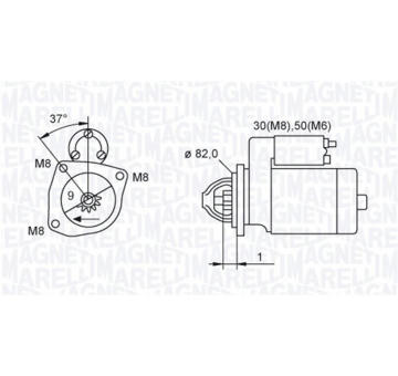 Startér MAGNETI MARELLI 063721389010