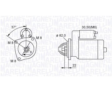 Startér MAGNETI MARELLI 063721449010