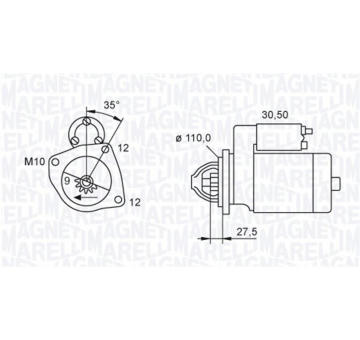 żtartér MAGNETI MARELLI 063721118010