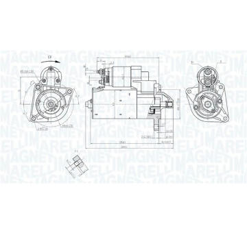 żtartér MAGNETI MARELLI 063721447010
