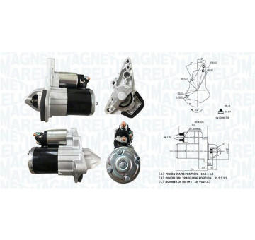 żtartér MAGNETI MARELLI 063723537010