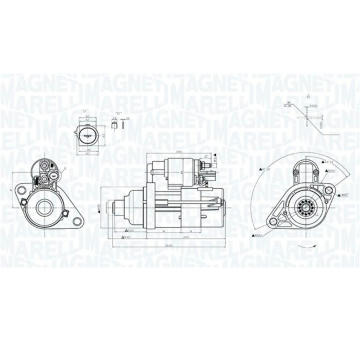 Startér MAGNETI MARELLI 063725634010
