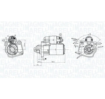 Startér MAGNETI MARELLI 063726281010