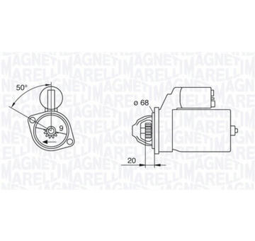 Startér MAGNETI MARELLI 063226801010