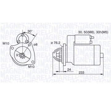 Startér MAGNETI MARELLI 063521074420